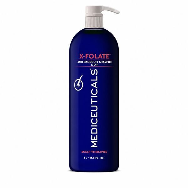 Шампунь против перхоти Mediceuticals X-Folate 1000 ml для чувствительной кожи головы, от покраснений и раздражения 36960 фото