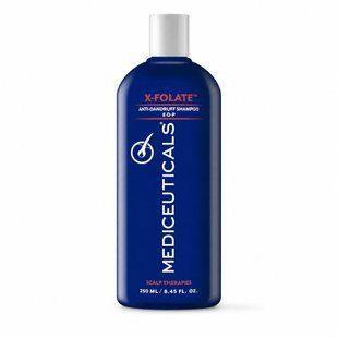 Шампунь против перхоти Mediceuticals X-Folate 250 ml для чувствительной кожи головы, от покраснений и раздражения 36959 фото
