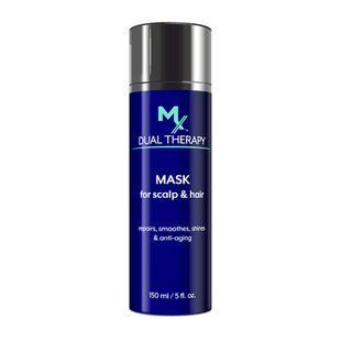 Маска для волосся та шкіри голови Mediceuticals MX Dual Therapy 150 мл відновлювальна антивікова для всіх типів волосся 37008 фото